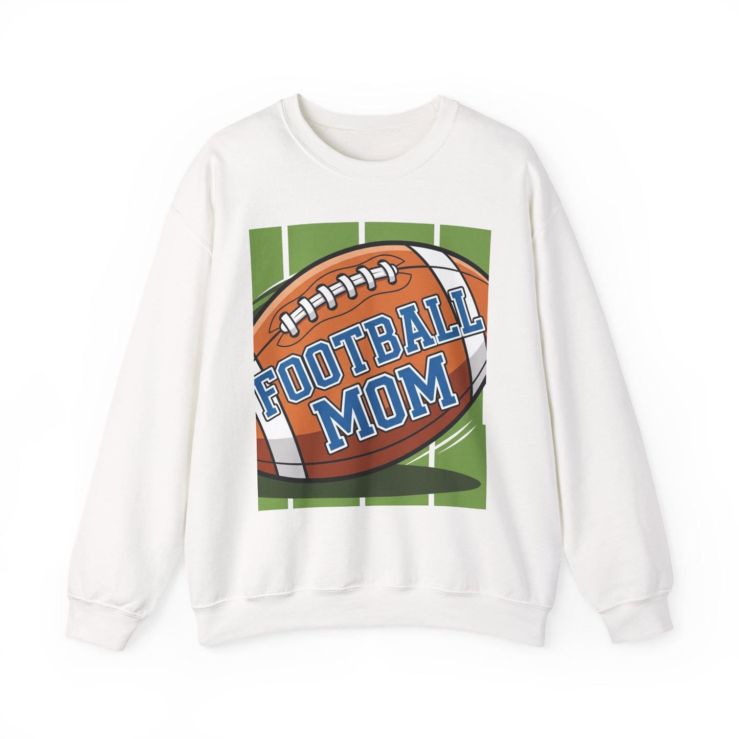 Football Mom Crewneck Sweatshirt, Cozy Sports Apparel, Gift for Football Moms, Game Day Outfit, Casual Team Spirit Wear