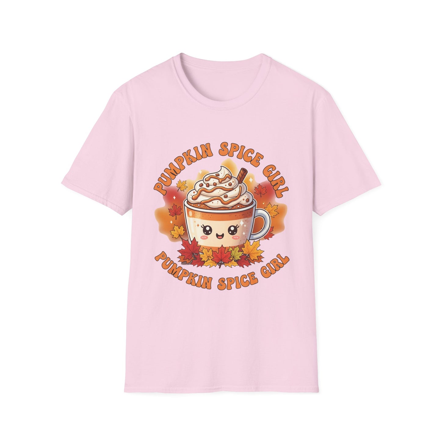 Pumpkin Spice Girl T-Shirt, Cute Fall Tee, Unisex Autumn Shirt, Coffee Lover Gift, Halloween Apparel