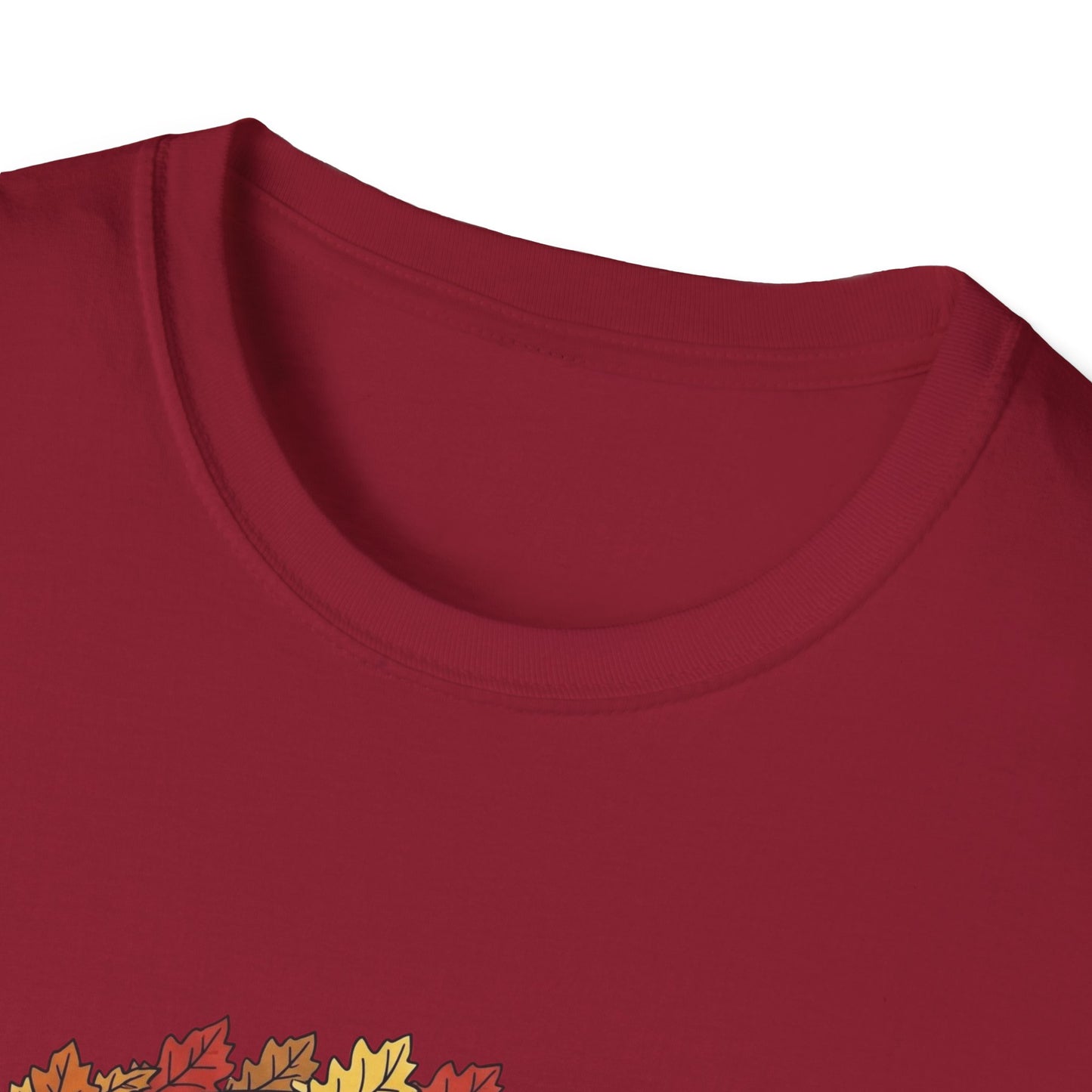 Fall-Themed Unisex Softstyle T-Shirt - 'Hello Fall', Autumn Shirt, Seasonal Tee, Cute Fall Apparel, Pumpkin Spice Fashion