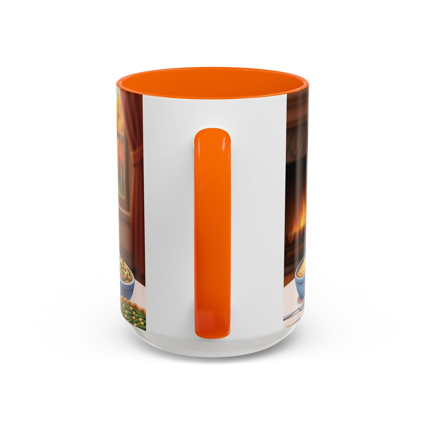 Thanksgiving Turkey Accent Coffee Mug - Holiday Decor, Gift for Friends, Family Gatherings, Festive Coffee Lover, Autumn Celebration