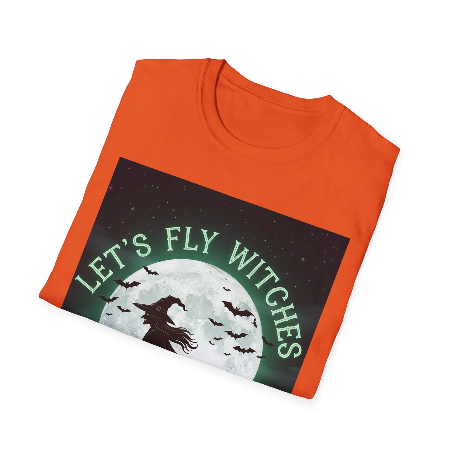 Halloween Witch T-Shirt, Spooky Apparel, Unisex Softstyle Tee, Perfect for Halloween Parties, Witch Lovers Gift