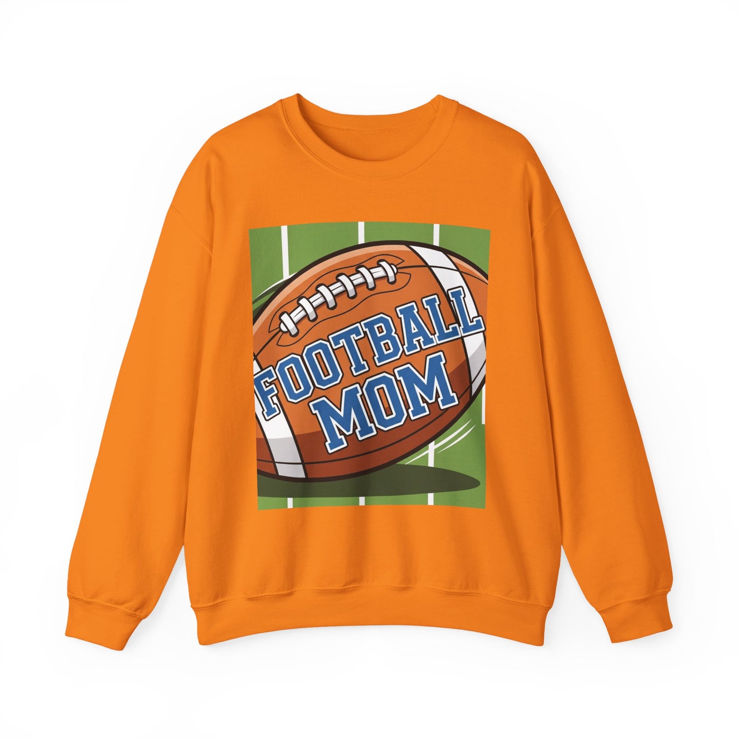 Football Mom Crewneck Sweatshirt, Cozy Sports Apparel, Gift for Football Moms, Game Day Outfit, Casual Team Spirit Wear