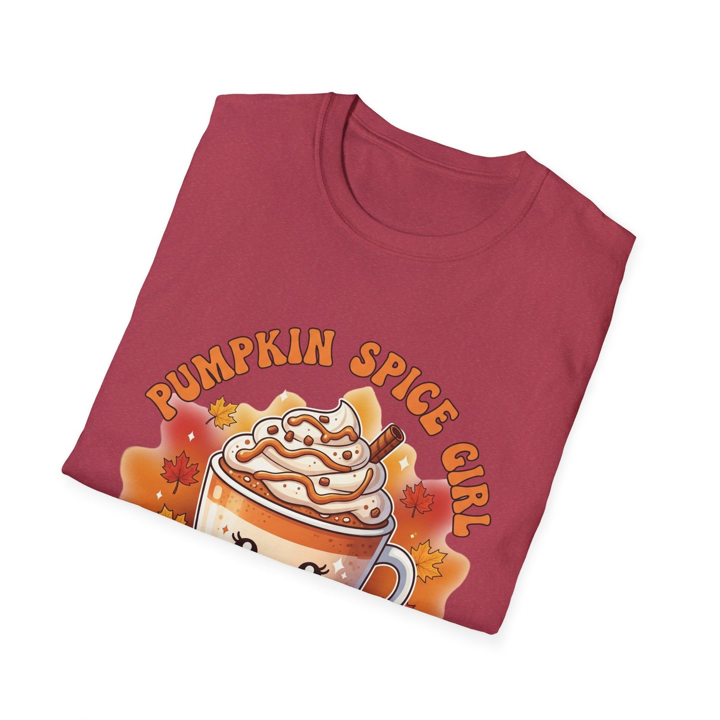 Pumpkin Spice Girl T-Shirt, Cute Fall Tee, Unisex Autumn Shirt, Coffee Lover Gift, Halloween Apparel