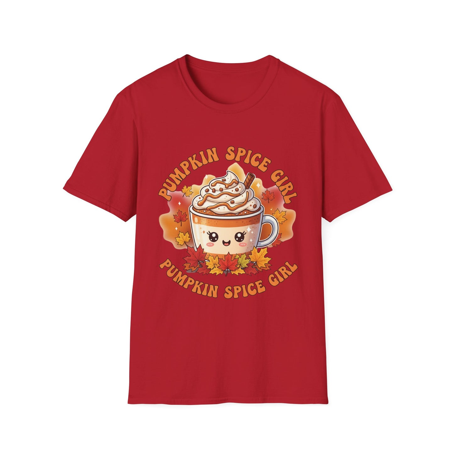 Pumpkin Spice Girl T-Shirt, Cute Fall Tee, Unisex Autumn Shirt, Coffee Lover Gift, Halloween Apparel