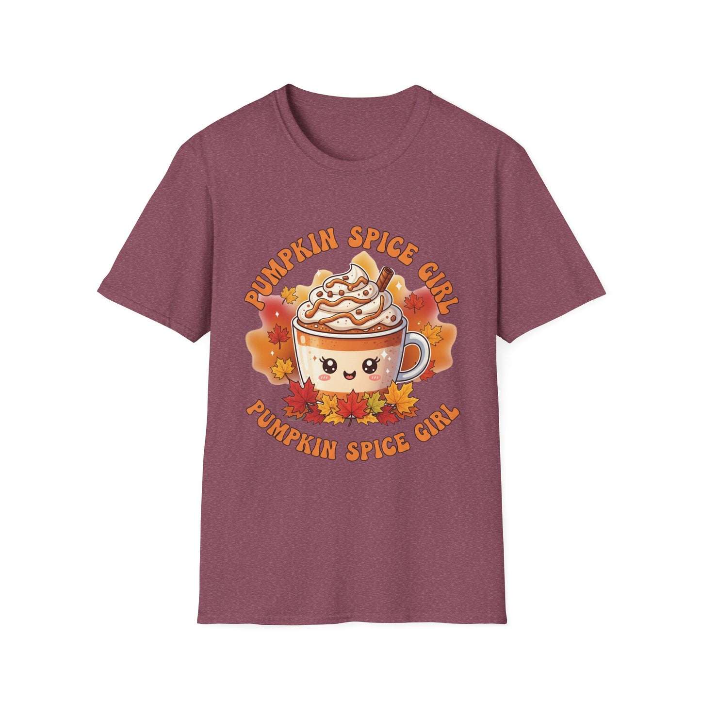 Pumpkin Spice Girl T-Shirt, Cute Fall Tee, Unisex Autumn Shirt, Coffee Lover Gift, Halloween Apparel