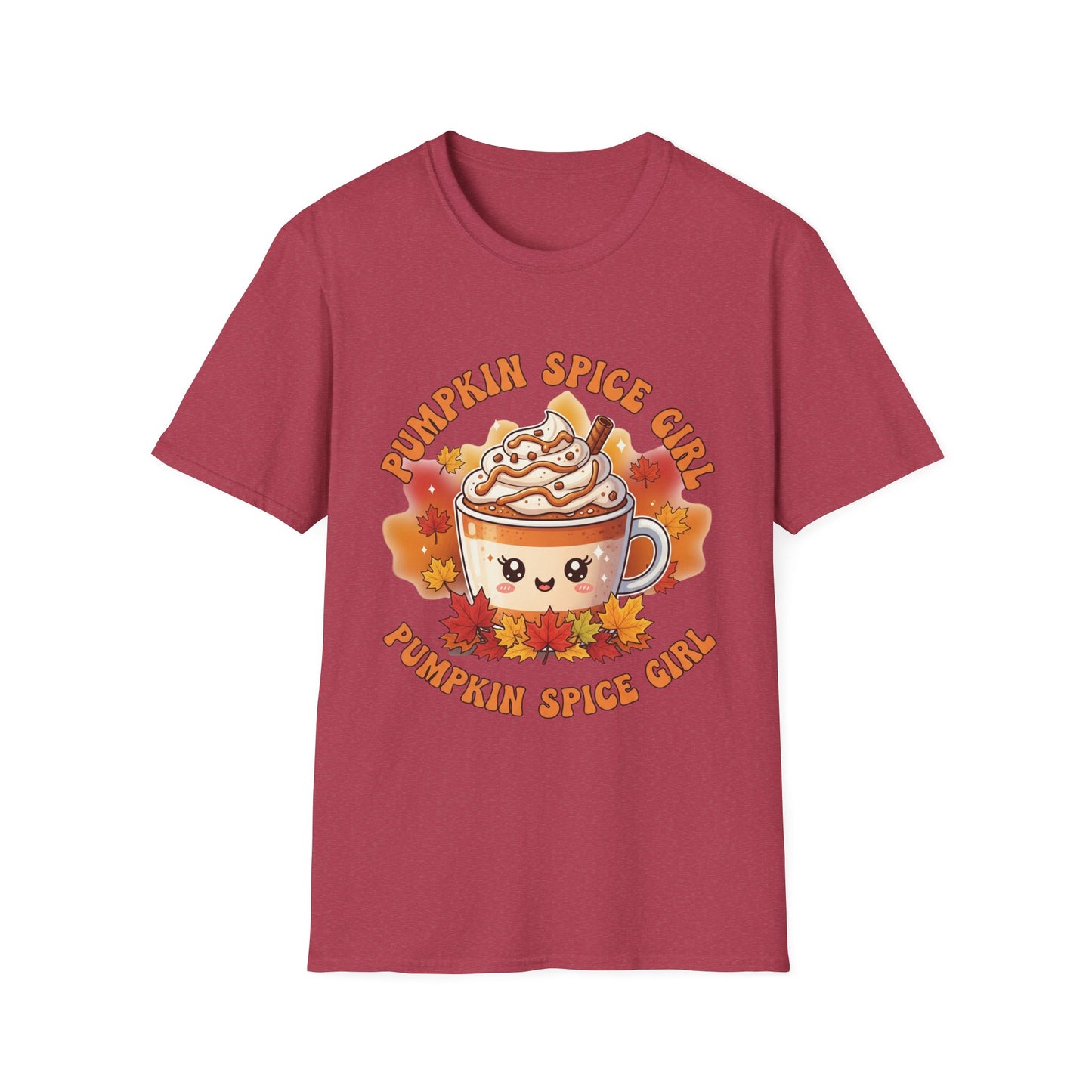 Pumpkin Spice Girl T-Shirt, Cute Fall Tee, Unisex Autumn Shirt, Coffee Lover Gift, Halloween Apparel