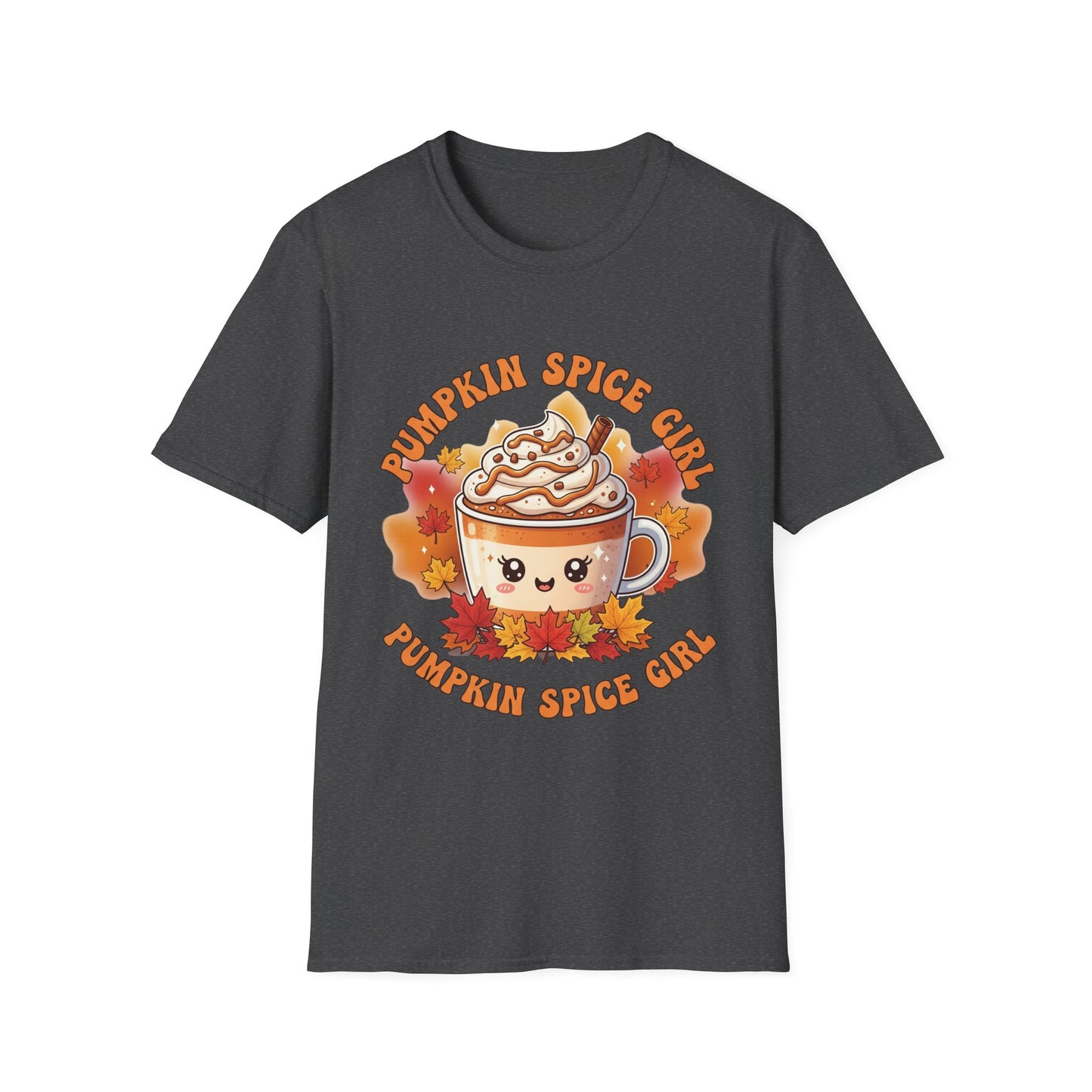 Pumpkin Spice Girl T-Shirt, Cute Fall Tee, Unisex Autumn Shirt, Coffee Lover Gift, Halloween Apparel