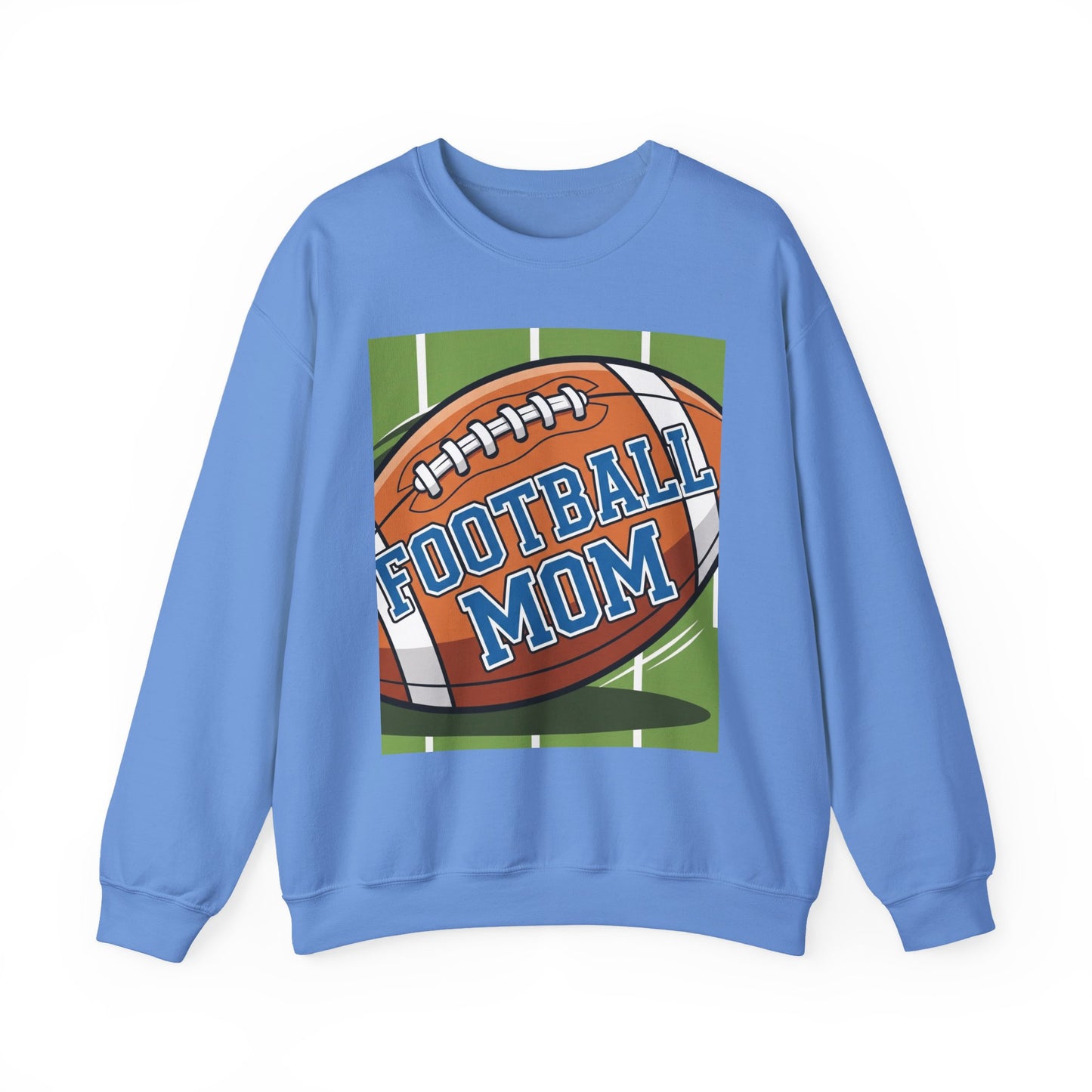 Football Mom Crewneck Sweatshirt, Cozy Sports Apparel, Gift for Football Moms, Game Day Outfit, Casual Team Spirit Wear