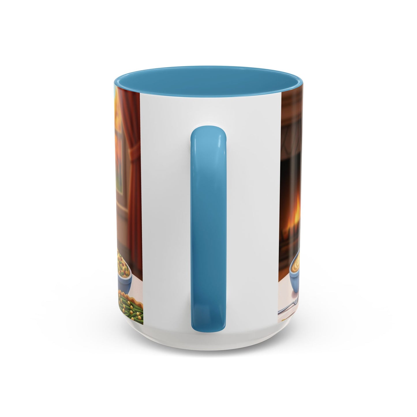 Thanksgiving Turkey Accent Coffee Mug - Holiday Decor, Gift for Friends, Family Gatherings, Festive Coffee Lover, Autumn Celebration