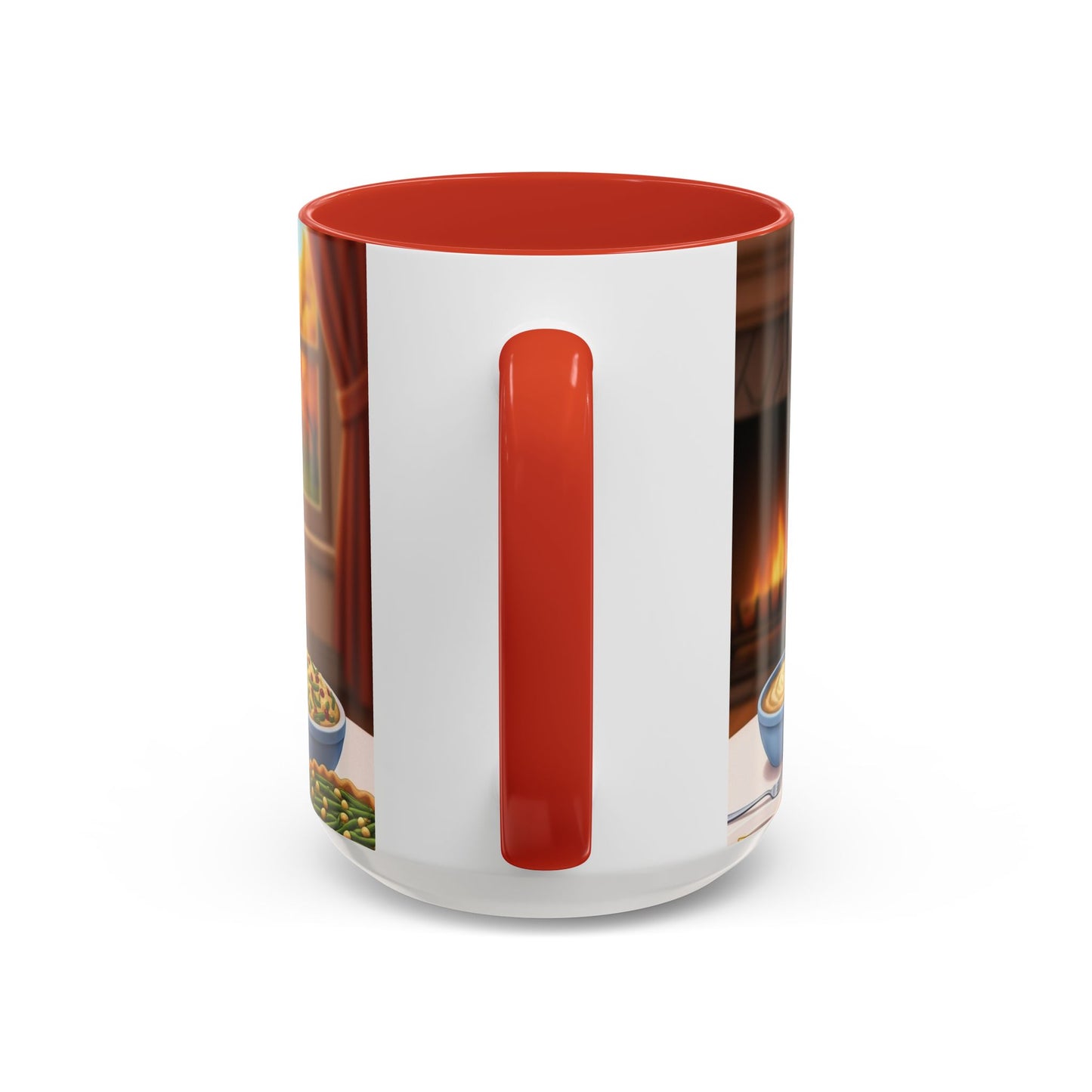 Thanksgiving Turkey Accent Coffee Mug - Holiday Decor, Gift for Friends, Family Gatherings, Festive Coffee Lover, Autumn Celebration