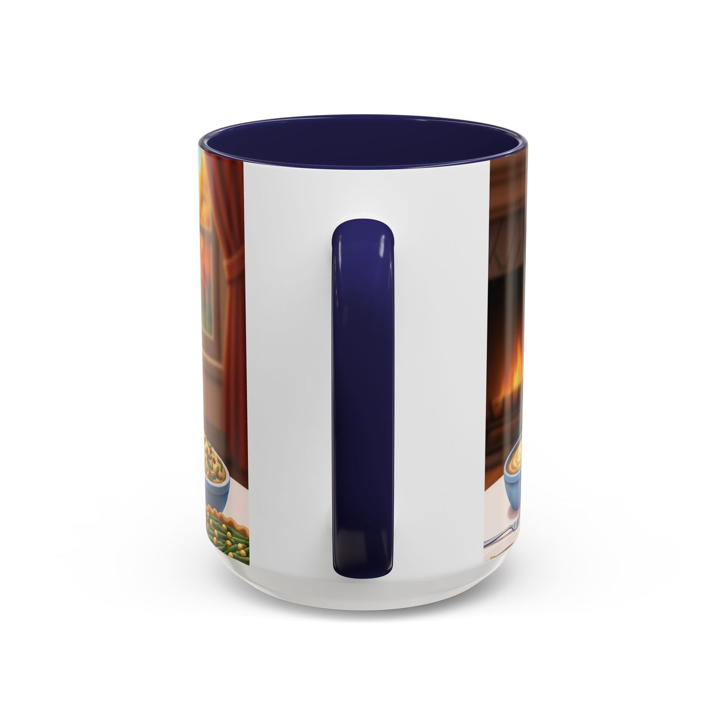 Thanksgiving Turkey Accent Coffee Mug - Holiday Decor, Gift for Friends, Family Gatherings, Festive Coffee Lover, Autumn Celebration