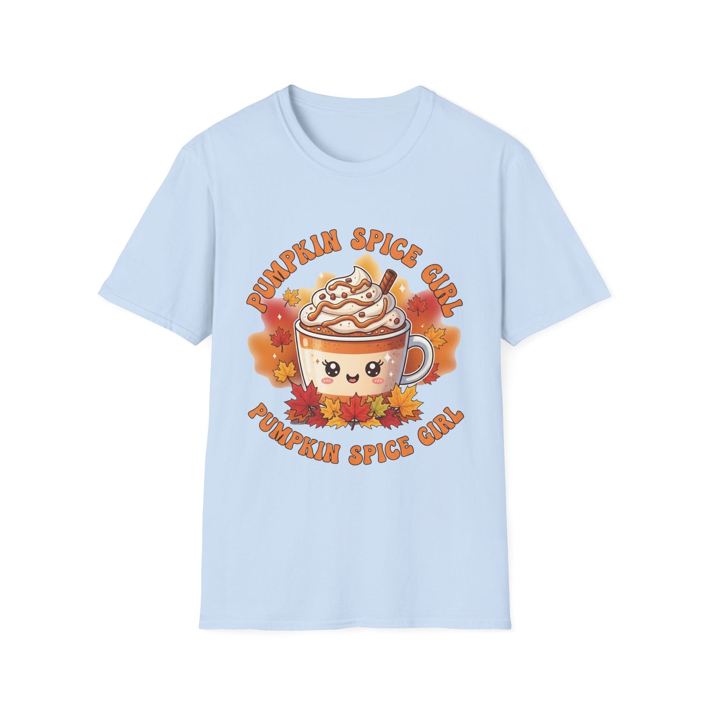 Pumpkin Spice Girl T-Shirt, Cute Fall Tee, Unisex Autumn Shirt, Coffee Lover Gift, Halloween Apparel
