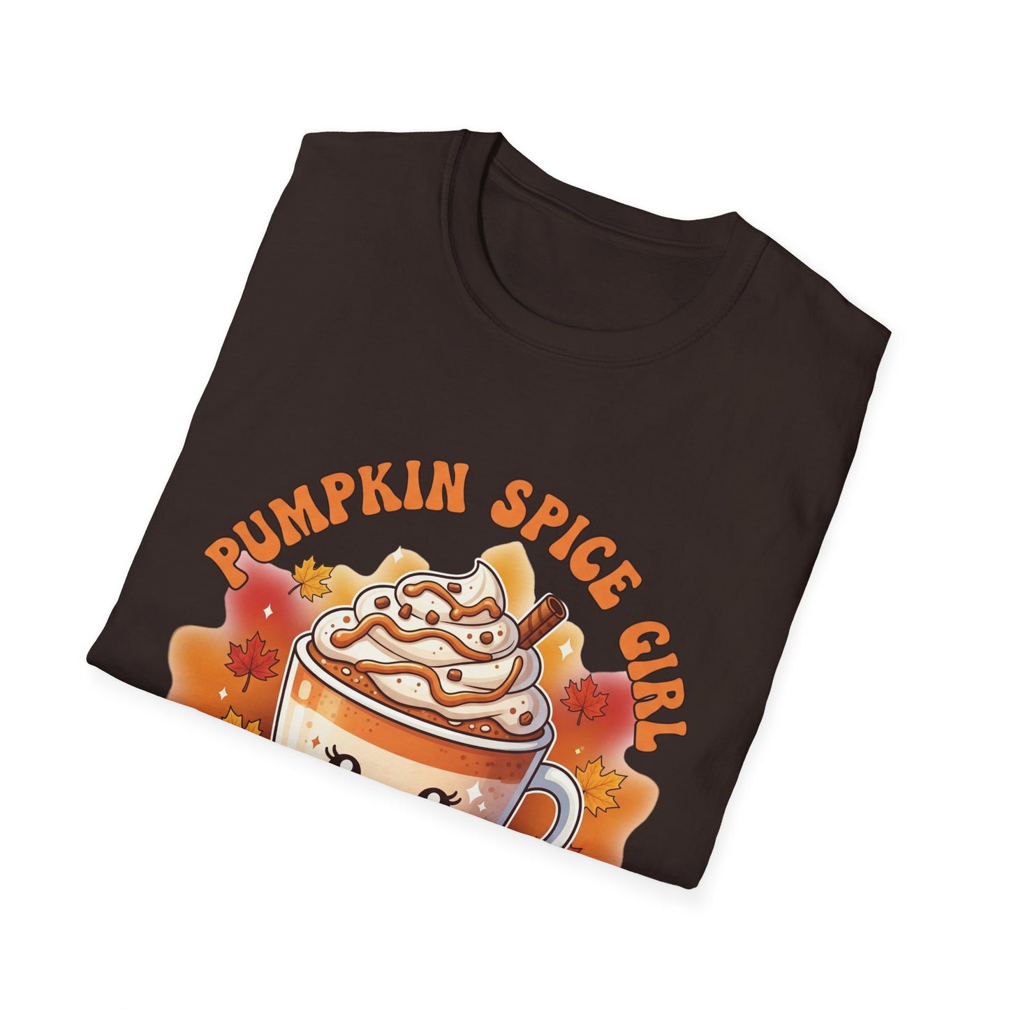 Pumpkin Spice Girl T-Shirt, Cute Fall Tee, Unisex Autumn Shirt, Coffee Lover Gift, Halloween Apparel