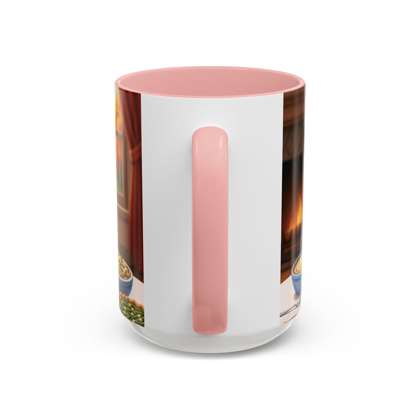Thanksgiving Turkey Accent Coffee Mug - Holiday Decor, Gift for Friends, Family Gatherings, Festive Coffee Lover, Autumn Celebration