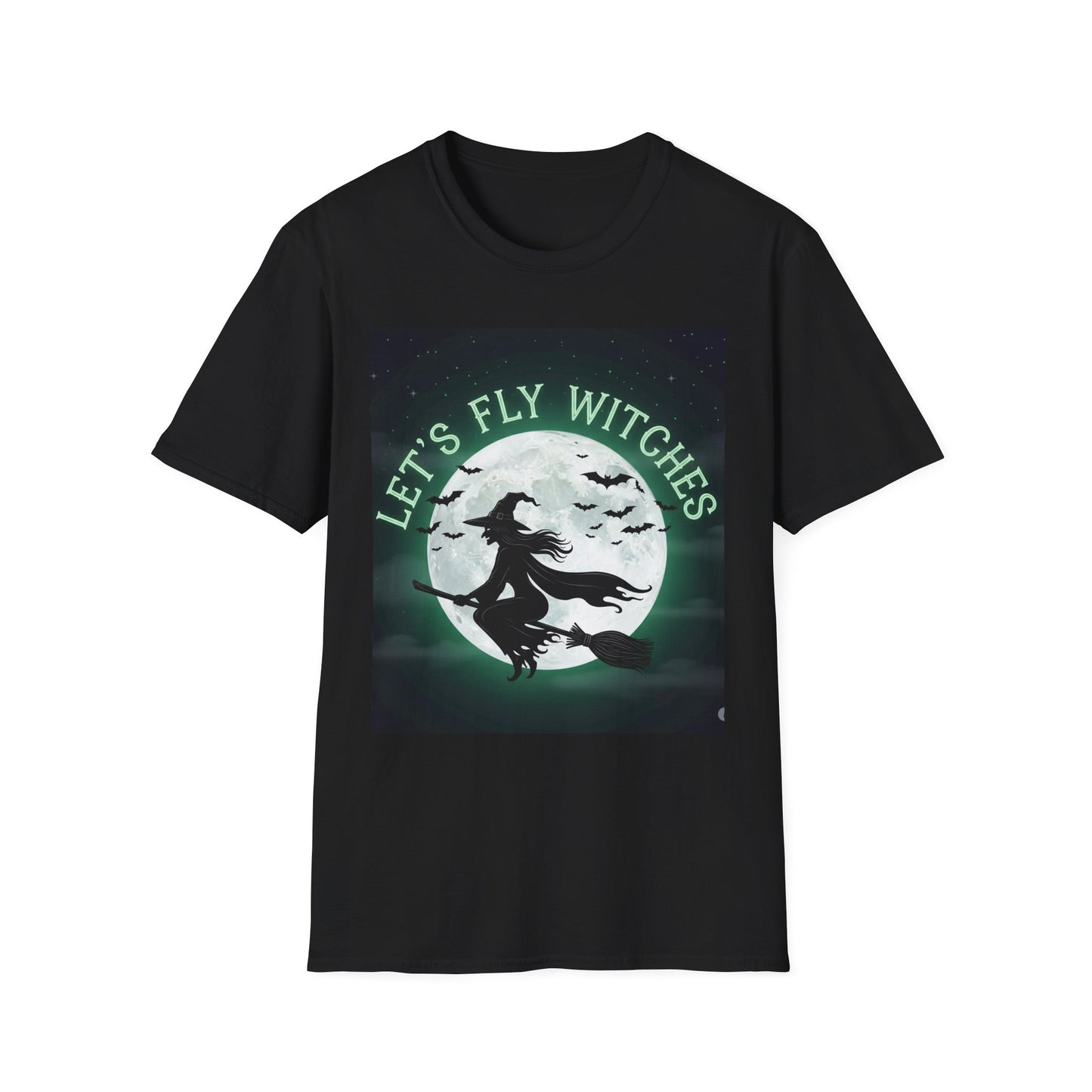 Halloween Witch T-Shirt, Spooky Apparel, Unisex Softstyle Tee, Perfect for Halloween Parties, Witch Lovers Gift
