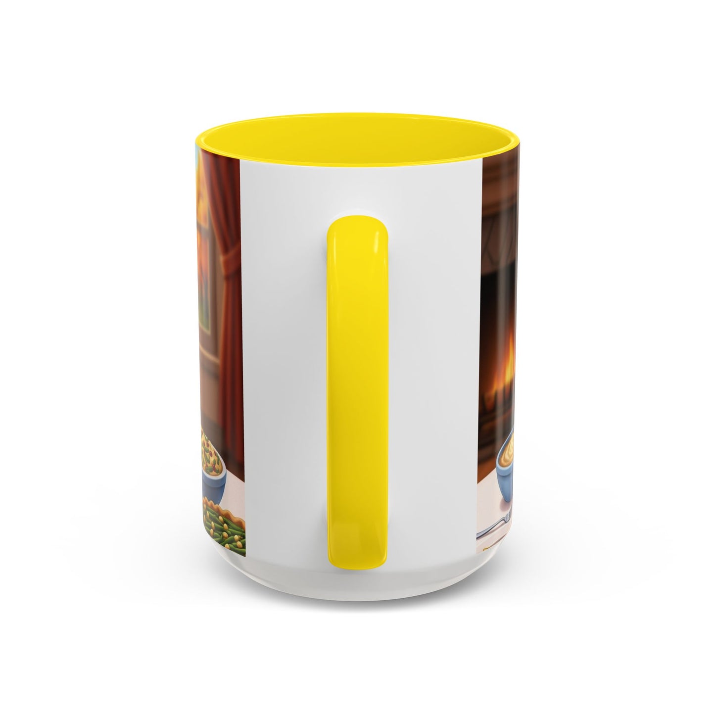 Thanksgiving Turkey Accent Coffee Mug - Holiday Decor, Gift for Friends, Family Gatherings, Festive Coffee Lover, Autumn Celebration