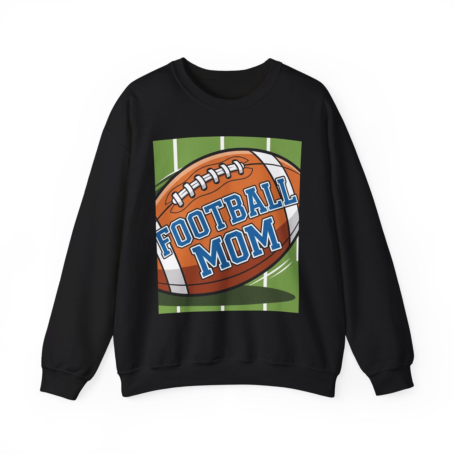Football Mom Crewneck Sweatshirt, Cozy Sports Apparel, Gift for Football Moms, Game Day Outfit, Casual Team Spirit Wear