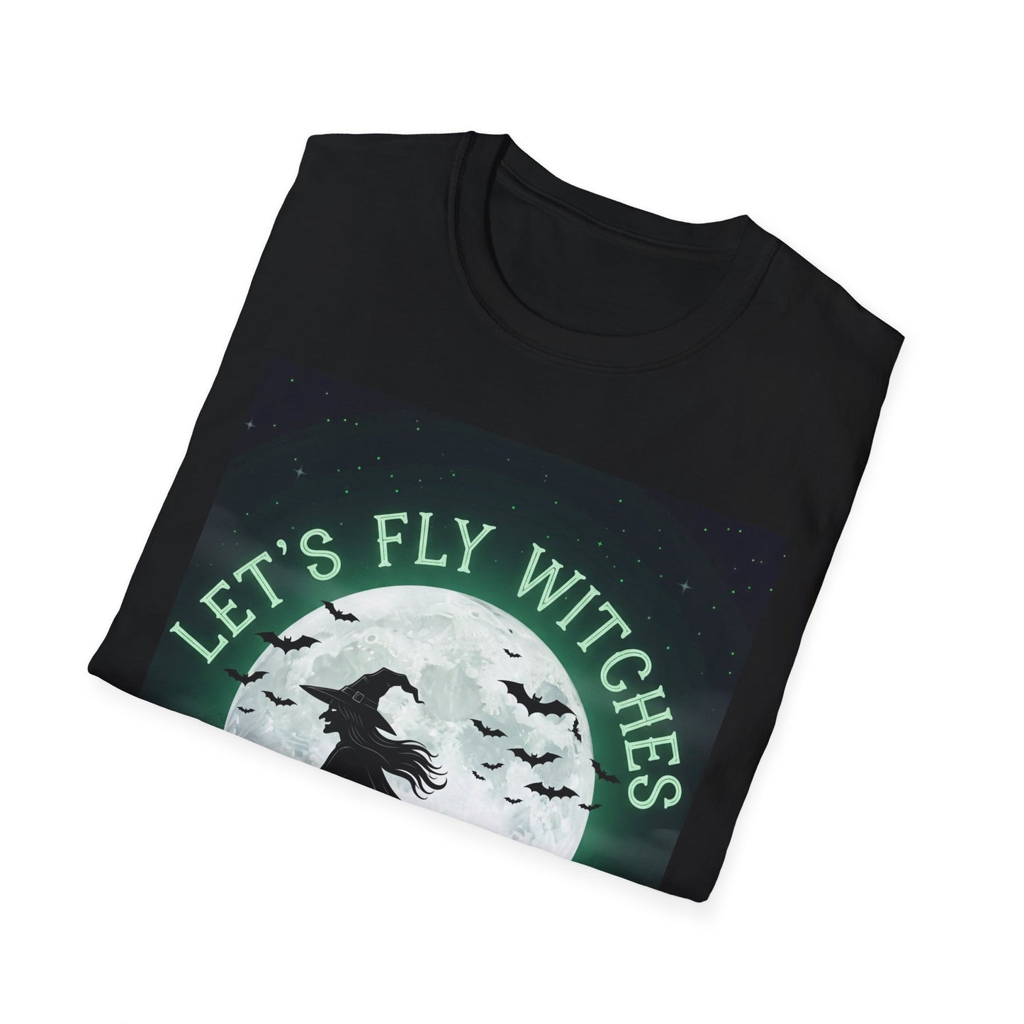 Halloween Witch T-Shirt, Spooky Apparel, Unisex Softstyle Tee, Perfect for Halloween Parties, Witch Lovers Gift