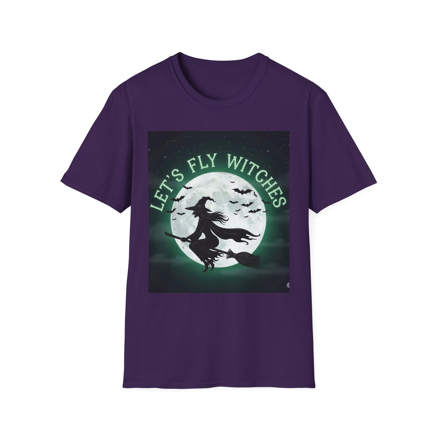 Halloween Witch T-Shirt, Spooky Apparel, Unisex Softstyle Tee, Perfect for Halloween Parties, Witch Lovers Gift