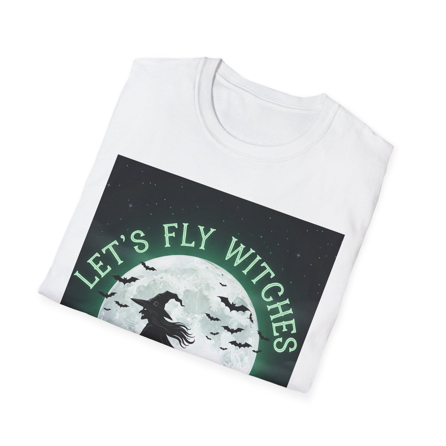 Halloween Witch T-Shirt, Spooky Apparel, Unisex Softstyle Tee, Perfect for Halloween Parties, Witch Lovers Gift