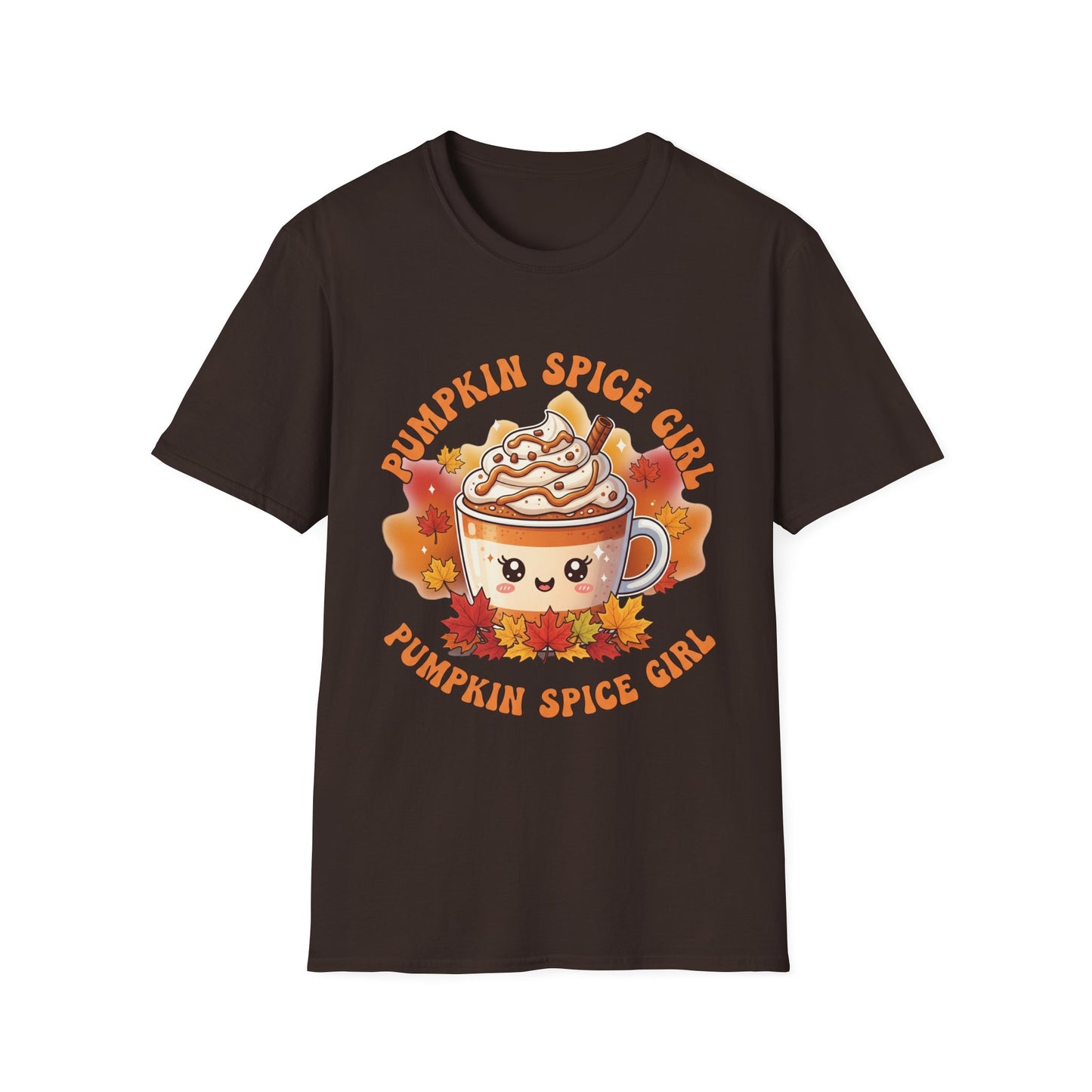 Pumpkin Spice Girl T-Shirt, Cute Fall Tee, Unisex Autumn Shirt, Coffee Lover Gift, Halloween Apparel