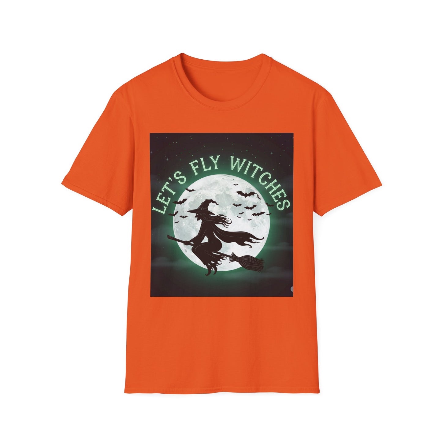 Halloween Witch T-Shirt, Spooky Apparel, Unisex Softstyle Tee, Perfect for Halloween Parties, Witch Lovers Gift