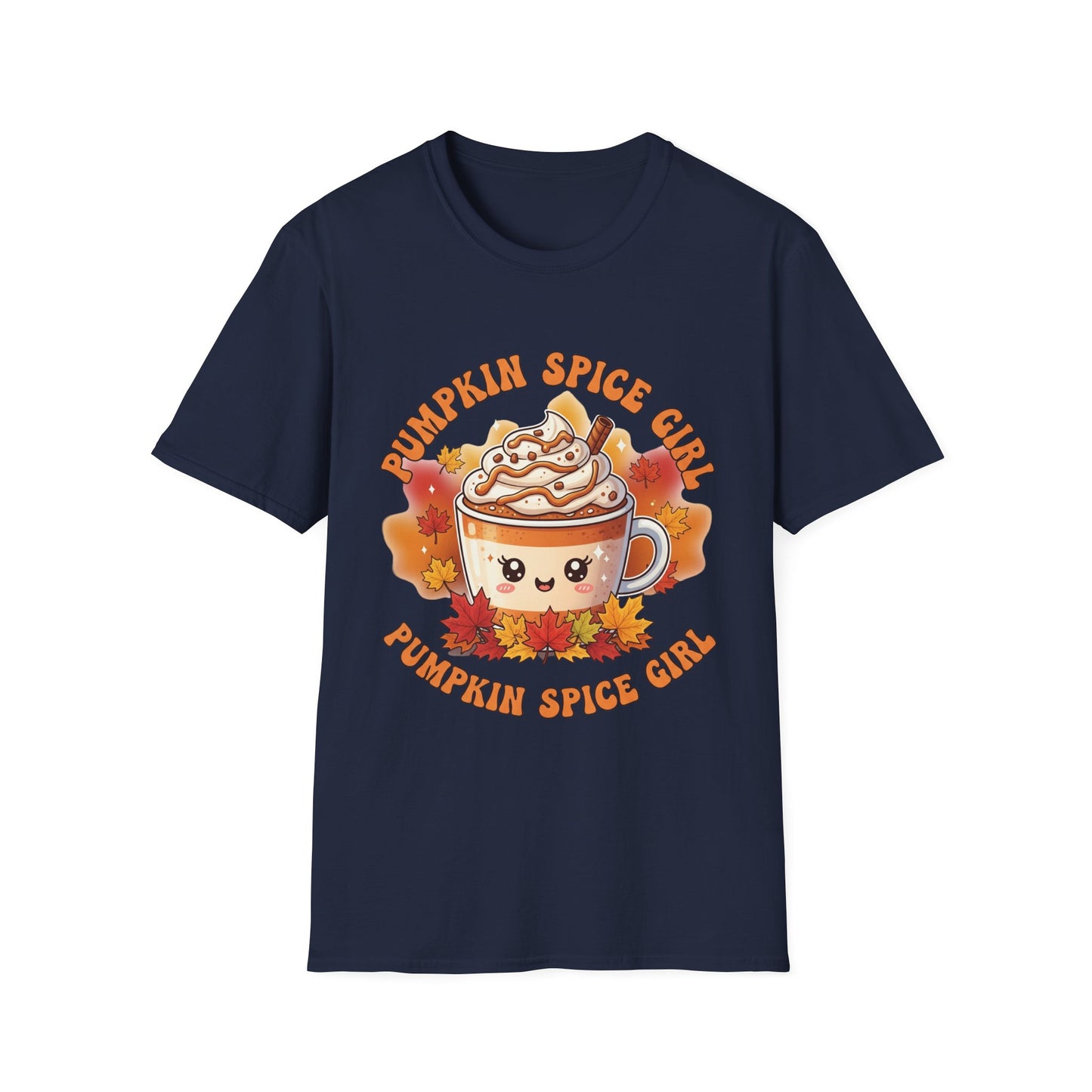 Pumpkin Spice Girl T-Shirt, Cute Fall Tee, Unisex Autumn Shirt, Coffee Lover Gift, Halloween Apparel
