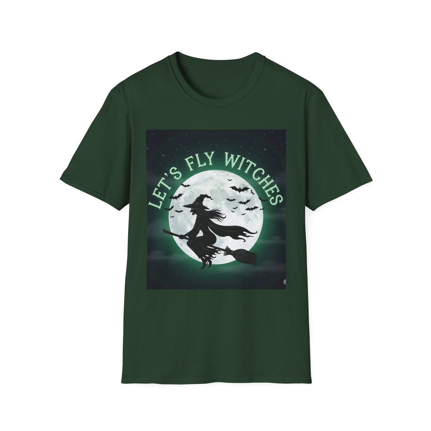 Halloween Witch T-Shirt, Spooky Apparel, Unisex Softstyle Tee, Perfect for Halloween Parties, Witch Lovers Gift