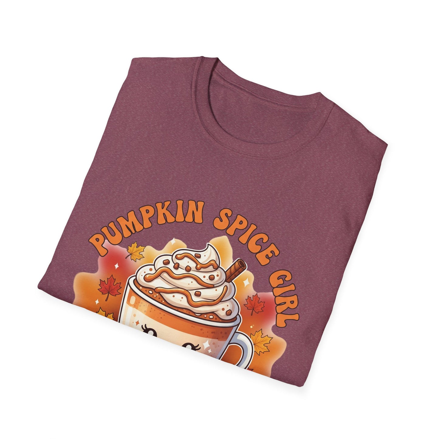 Pumpkin Spice Girl T-Shirt, Cute Fall Tee, Unisex Autumn Shirt, Coffee Lover Gift, Halloween Apparel