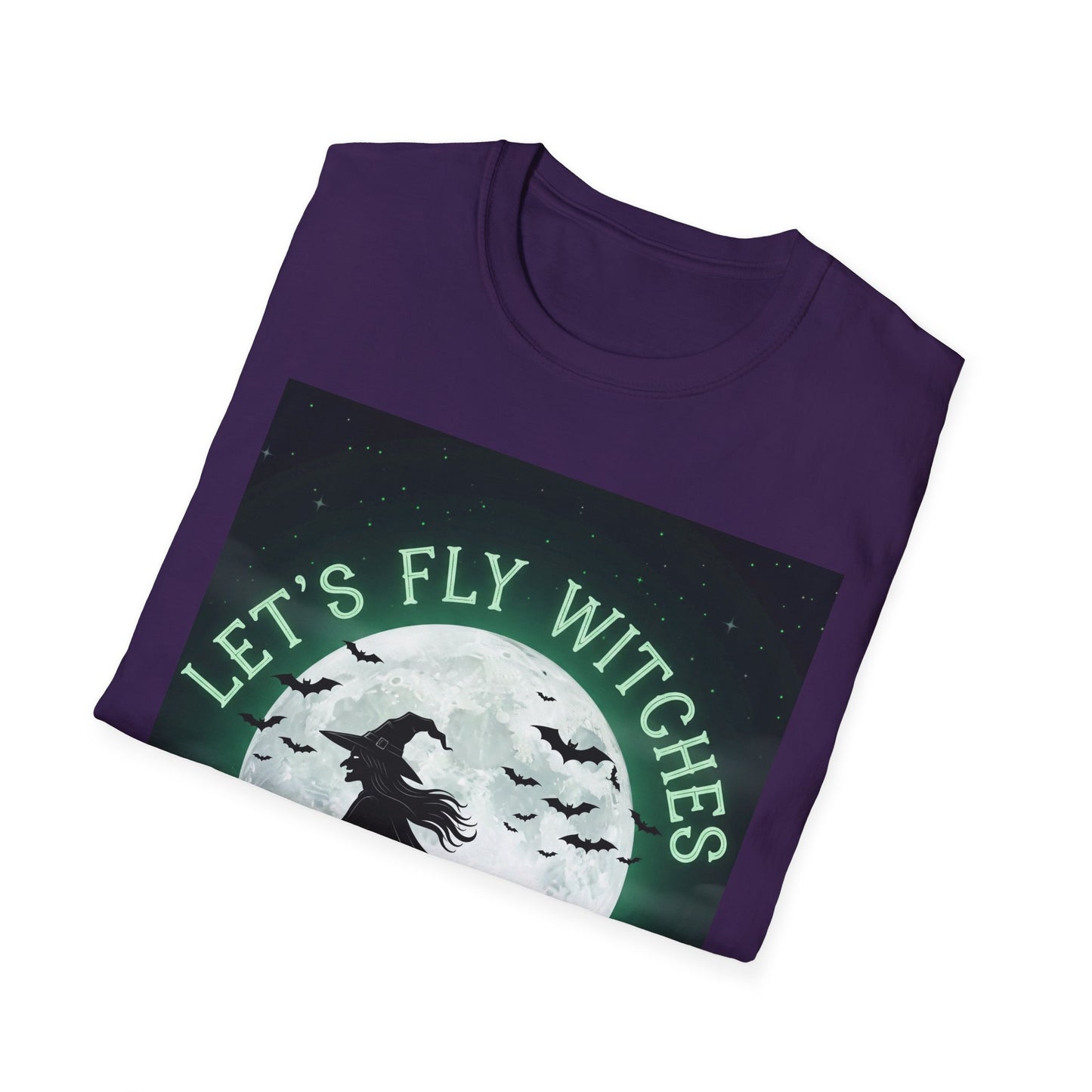 Halloween Witch T-Shirt, Spooky Apparel, Unisex Softstyle Tee, Perfect for Halloween Parties, Witch Lovers Gift