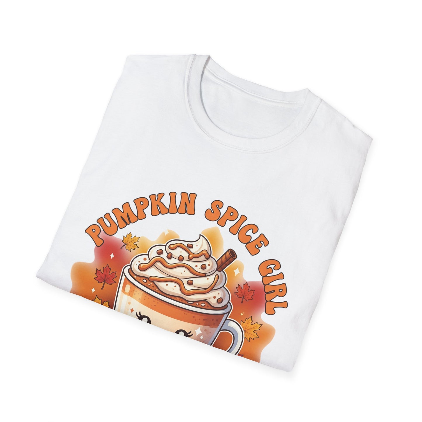 Pumpkin Spice Girl T-Shirt, Cute Fall Tee, Unisex Autumn Shirt, Coffee Lover Gift, Halloween Apparel