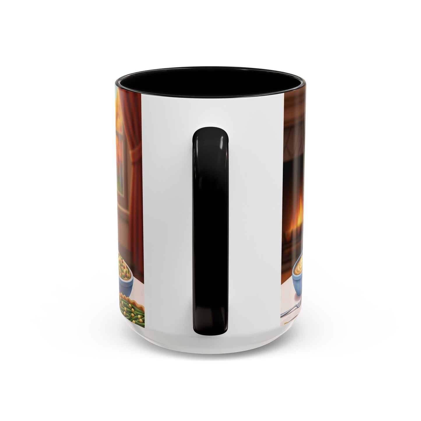Thanksgiving Turkey Accent Coffee Mug - Holiday Decor, Gift for Friends, Family Gatherings, Festive Coffee Lover, Autumn Celebration