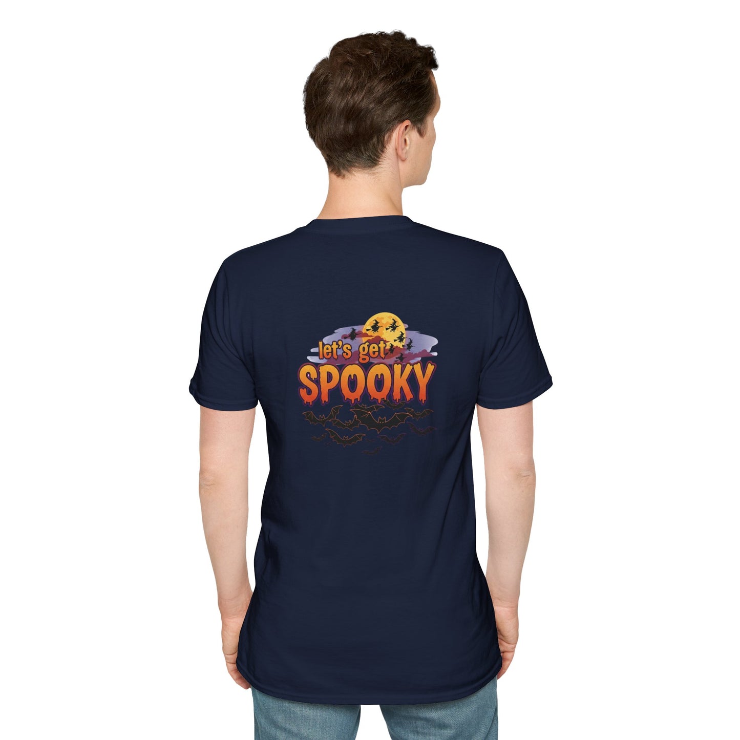 Halloween Scarecrow T-Shirt - Spooky Vibes, Fall Fashion, Unisex Halloween Gift, October Party Tee, Harvest Celebration Wear