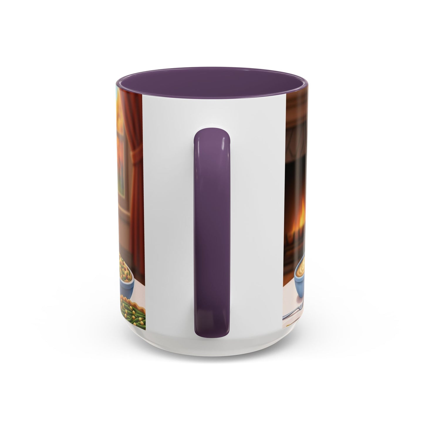 Thanksgiving Turkey Accent Coffee Mug - Holiday Decor, Gift for Friends, Family Gatherings, Festive Coffee Lover, Autumn Celebration