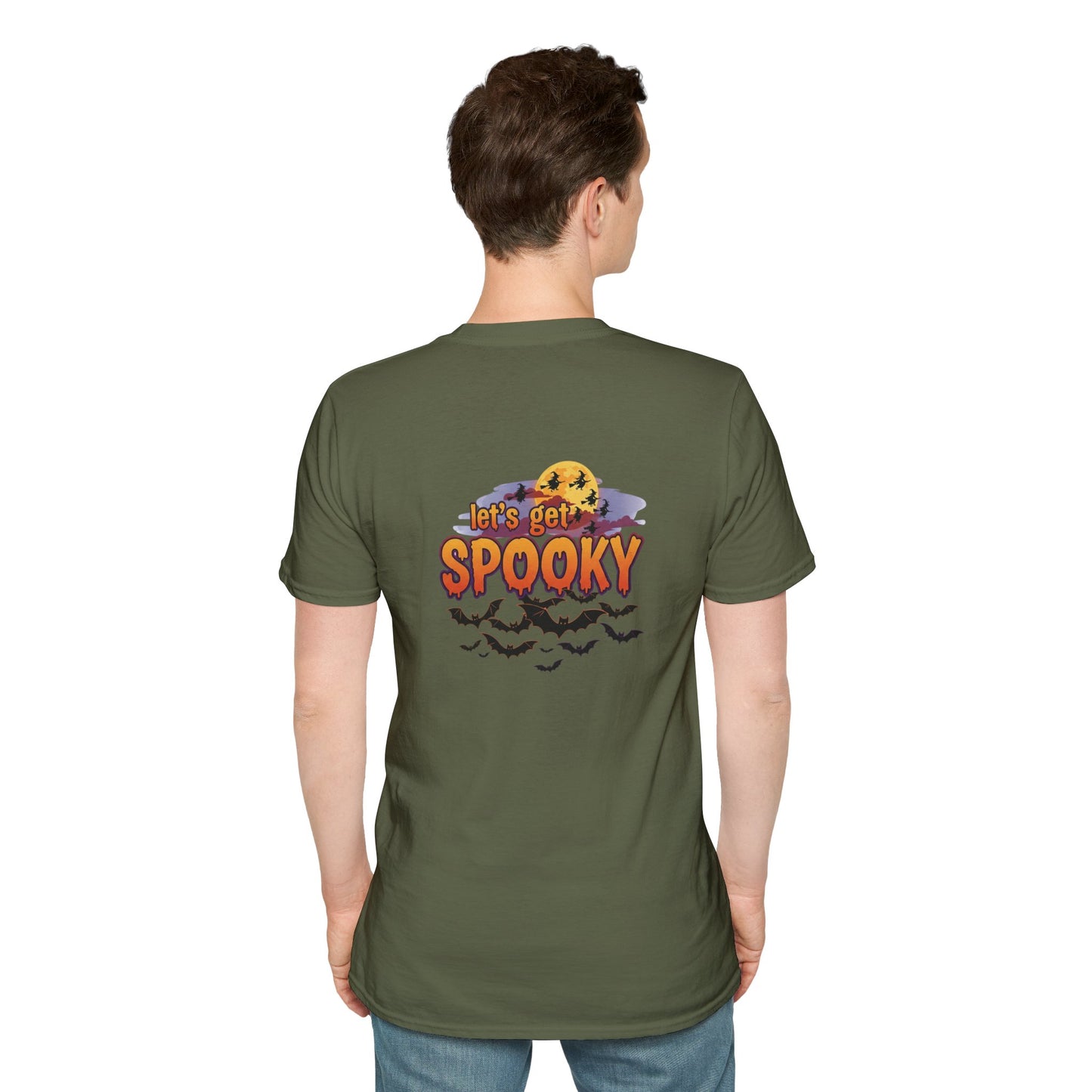 Halloween Scarecrow T-Shirt - Spooky Vibes, Fall Fashion, Unisex Halloween Gift, October Party Tee, Harvest Celebration Wear