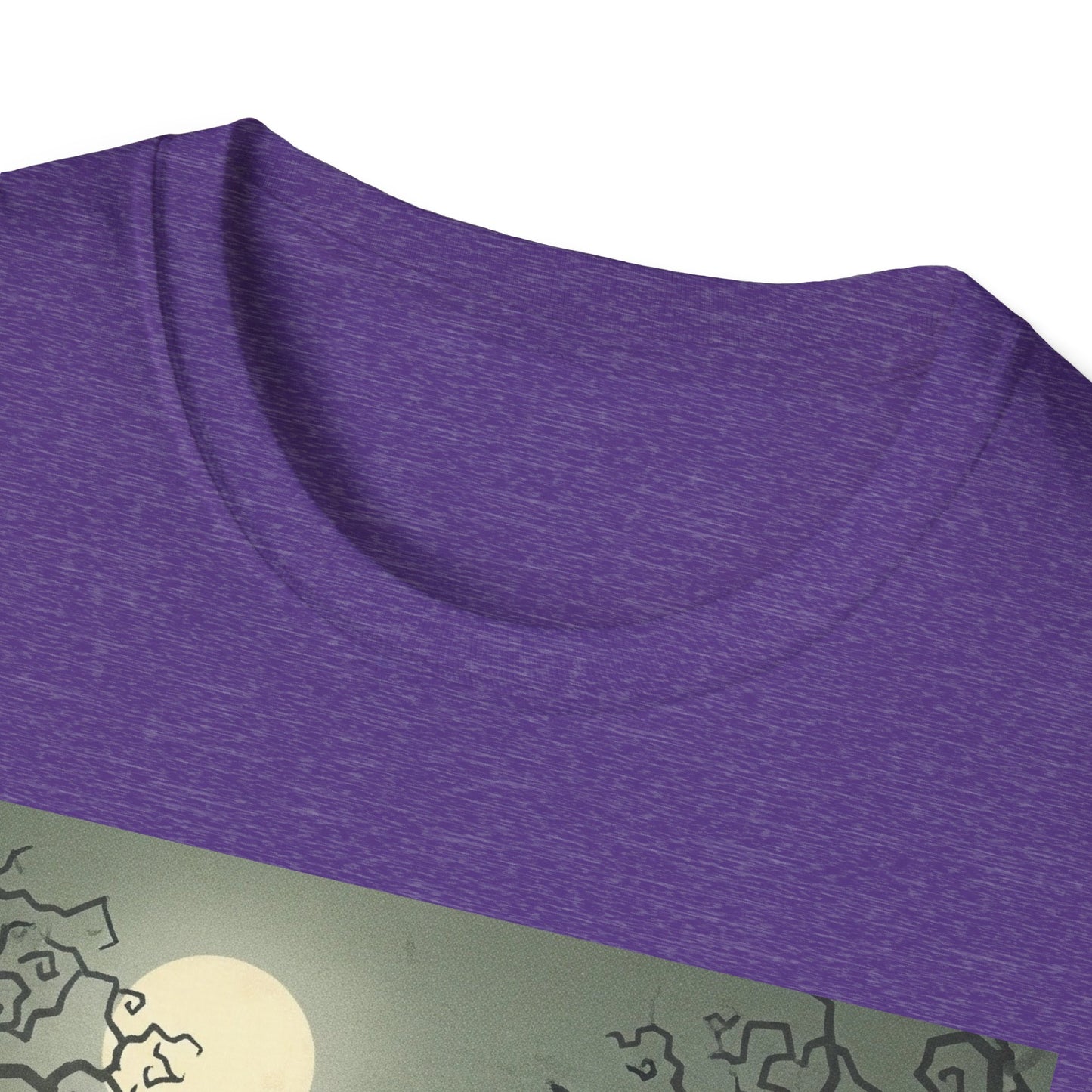 Halloween black cat unisex Soft Tee