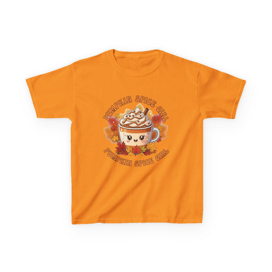 Pumpkin Spice Kids Tee | Cute Fall Apparel, Autumn Gifts, Halloween Shirt, Kids Fashion, Seasonal Wear