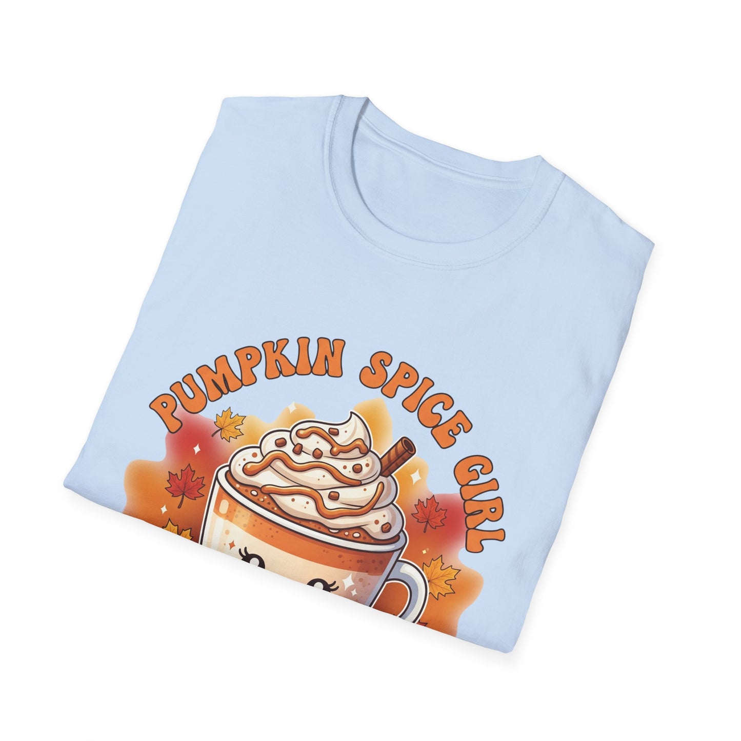 Pumpkin Spice Girl T-Shirt, Cute Fall Tee, Unisex Autumn Shirt, Coffee Lover Gift, Halloween Apparel