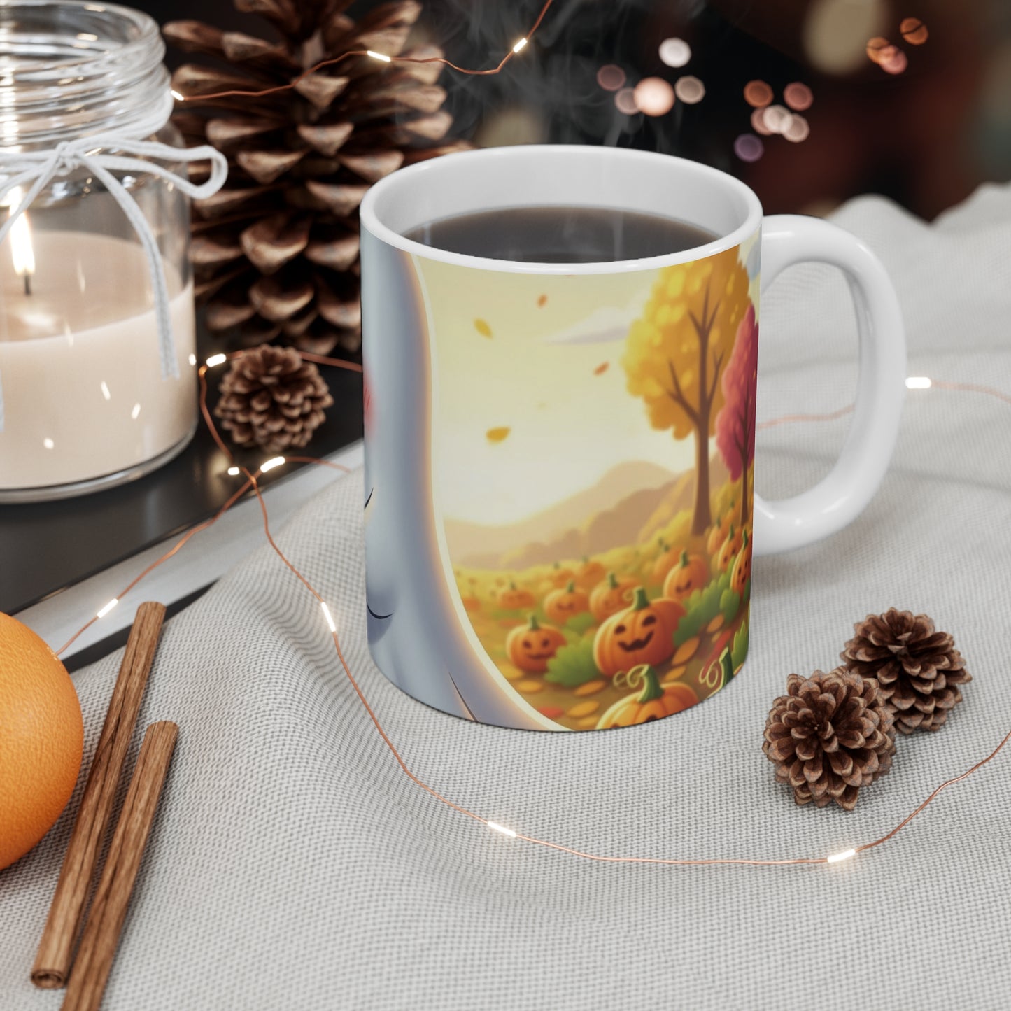 Cute ghost fall Mug 11oz