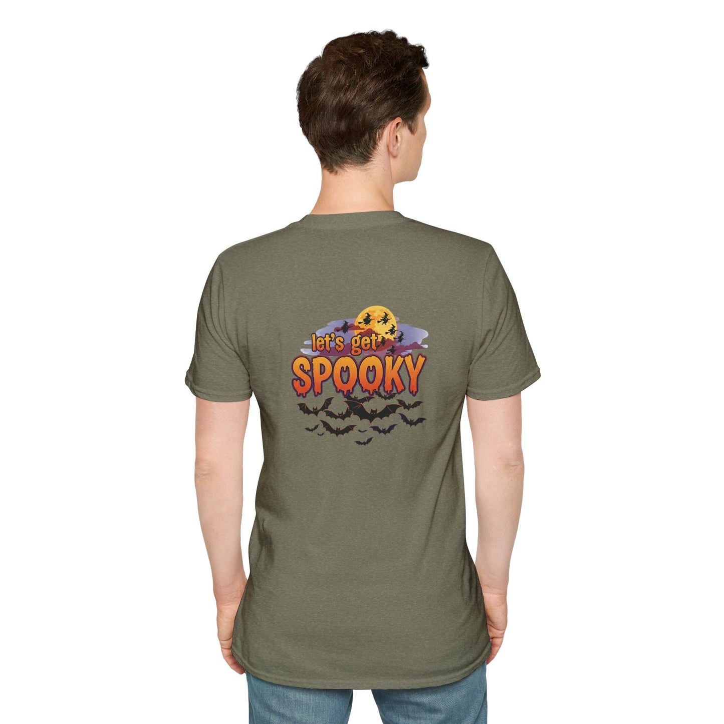Halloween Scarecrow T-Shirt - Spooky Vibes, Fall Fashion, Unisex Halloween Gift, October Party Tee, Harvest Celebration Wear
