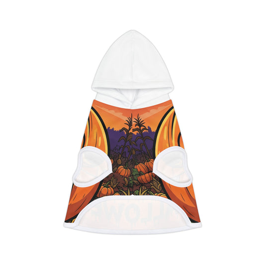 Halloween Pet Hoodie, Cute Dog Costume, Pumpkin Apparel, Spooky Pet Outfit, Pet Clothing for Fall Celebrations